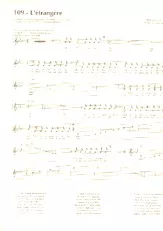 download the accordion score L'étrangère in PDF format