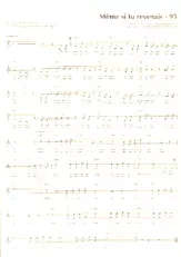 download the accordion score Même si tu revenais (Chant : Claude François) in PDF format