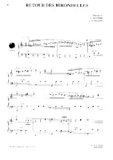 télécharger la partition d'accordéon Retour des hirondelles (Valse) au format PDF