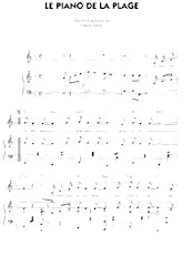 download the accordion score Le piano de la plage in PDF format