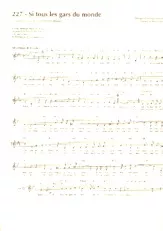 download the accordion score Si tous les gars du monde in PDF format