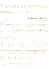 download the accordion score Un jour un enfant in PDF format