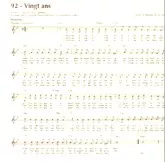 scarica la spartito per fisarmonica Vingt ans in formato PDF