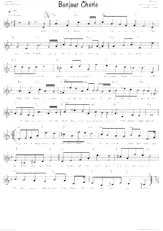 download the accordion score Bonjour chérie (Slow) in PDF format