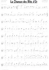 télécharger la partition d'accordéon La chanson des blés d'or (Boston) au format PDF
