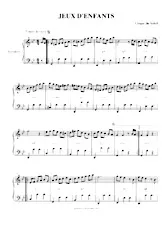 download the accordion score Jeux d'enfants (Valse) in PDF format