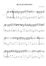 descargar la partitura para acordeón Jeux d'enfants (Valse) en formato PDF