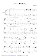 descargar la partitura para acordeón 1ª Gymnopédia en formato PDF