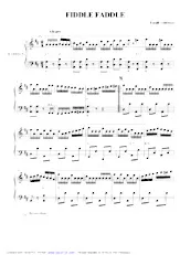 télécharger la partition d'accordéon Fiddle Faddle au format PDF