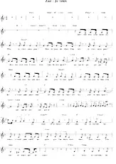 download the accordion score Je veux (Relevé) in PDF format
