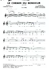 descargar la partitura para acordeón Le chemin du bonheur (Boléro) en formato PDF