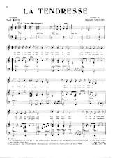 télécharger la partition d'accordéon La tendresse (Chant : Bourvil) (Valse Chantée) au format PDF