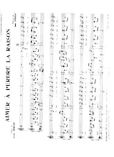download the accordion score Aimer à perdre la raison in PDF format