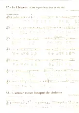 télécharger la partition d'accordéon Le chapeau (C'est le plus beau jour de ma vie) au format PDF