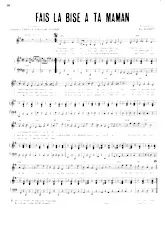 download the accordion score Fais la bise à ta maman in PDF format