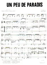 download the accordion score Un peu de paradis (Chant : Joe Dassin) in PDF format