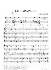 télécharger la partition d'accordéon Le parapluie au format PDF