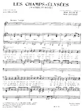 download the accordion score Aux Champs Elysées (Chant : Joe Dassin) in PDF format