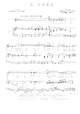 descargar la partitura para acordeón A Noël en formato PDF