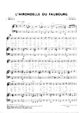 descargar la partitura para acordeón L'hirondelle du faubourg (Valse Chantée) en formato PDF