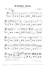 télécharger la partition d'accordéon Radio Bal (Valse Musette) au format PDF