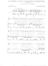 descargar la partitura para acordeón A Paris dans chaque faubourg (Du Film Sonore : 14 Juillet) (Valse Chantée) en formato PDF