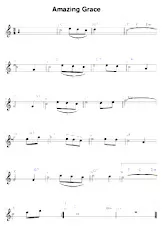 download the accordion score Amazing Grace (Relevé) in PDF format