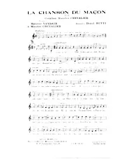 télécharger la partition d'accordéon La chanson du maçon (Fox Chanté) au format PDF