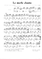 télécharger la partition d'accordéon Le merle chante (Polka) au format PDF