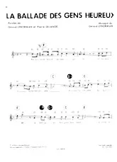 descargar la partitura para acordeón La ballade des gens heureux en formato PDF