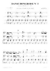 télécharger la partition d'accordéon Danse Hongroise n° 5 (Conducteur) au format PDF