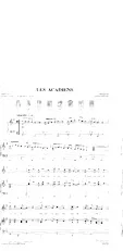 descargar la partitura para acordeón Les Acadiens en formato PDF