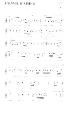 download the accordion score L'envie d'aimer in PDF format