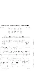 download the accordion score Attention Mesdames et Messieurs in PDF format