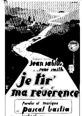 download the accordion score Je tir' ma révérence (Dites lui que je l'aime) in PDF format