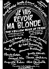 télécharger la partition d'accordéon Je vais revoir ma blonde (The yellow rose of Texas) au format PDF