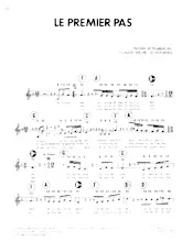 download the accordion score Le premier pas in PDF format