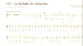 scarica la spartito per fisarmonica La ballade des baladins in formato PDF