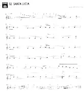 descargar la partitura para acordeón Santa Lucia en formato PDF
