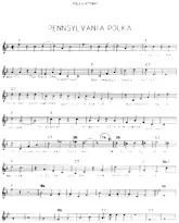 télécharger la partition d'accordéon Pennsylvania Polka au format PDF
