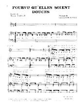 descargar la partitura para acordeón Pourvu qu'elles soient douces en formato PDF