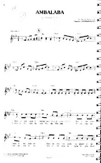 download the accordion score Ambalaba in PDF format