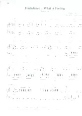scarica la spartito per fisarmonica Flasdance : What a feeling in formato PDF