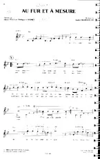 download the accordion score Au fur et à mesure in PDF format