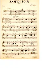 descargar la partitura para acordeón Sam'di soir (Valse) en formato PDF