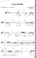 scarica la spartito per fisarmonica D'Allemagne in formato PDF