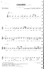 descargar la partitura para acordeón Chante en formato PDF