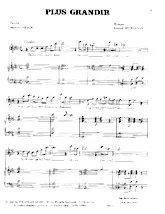 download the accordion score Plus grandir in PDF format