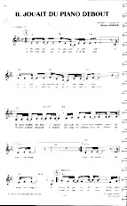 download the accordion score Il jouait du piano debout in pdf format