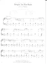 télécharger la partition d'accordéon Singing in the rain au format PDF